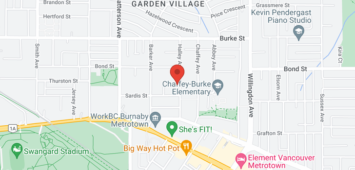 map of 11 5525 HALLEY AVENUE